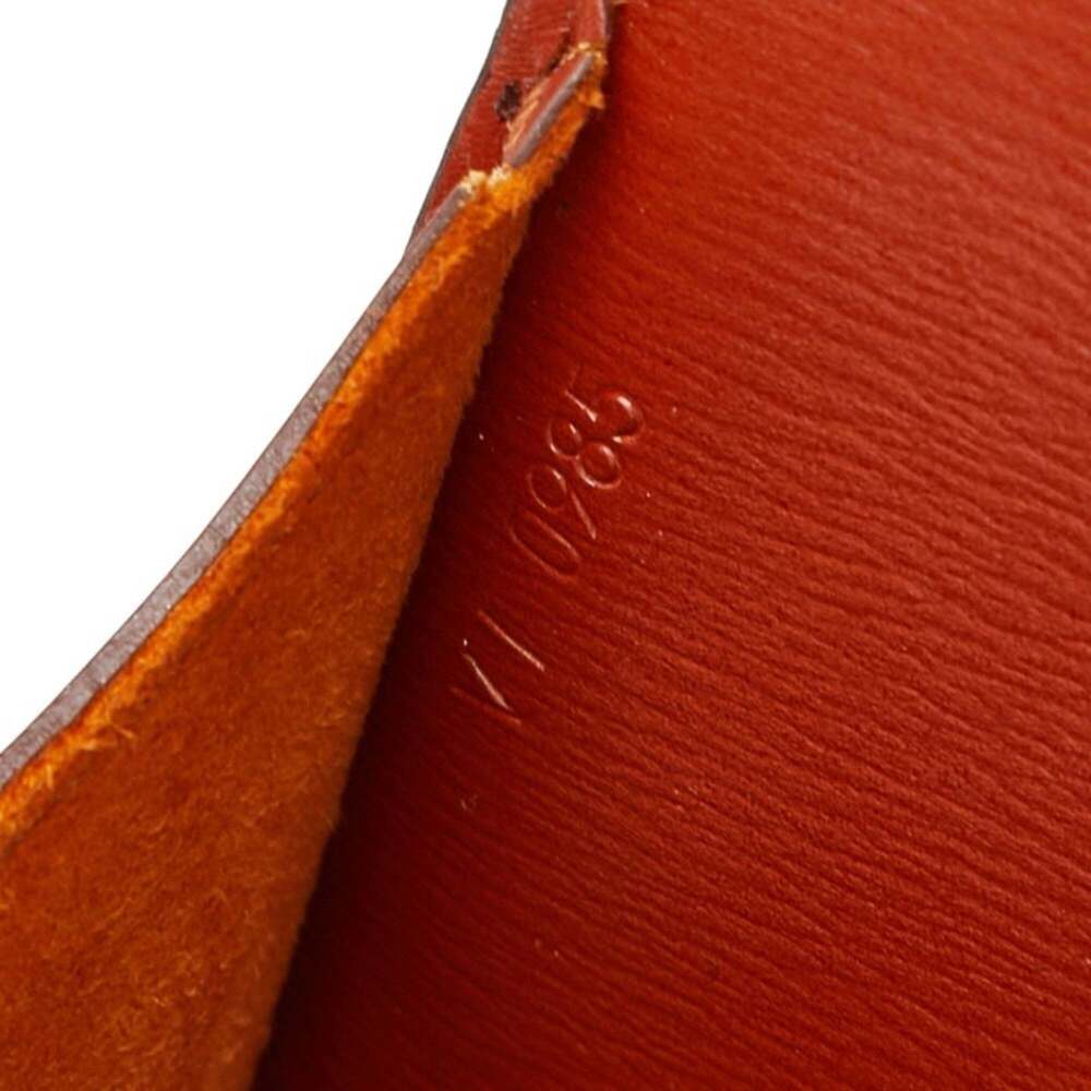 LOUIS VUITTON Authentic Brown Leather Shoulder Bag - Picture 9 of 9